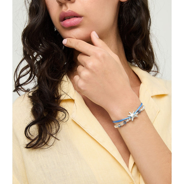 UNOde50 Sisterstar Silver Plated Bracelet PUL2657AZUMTL