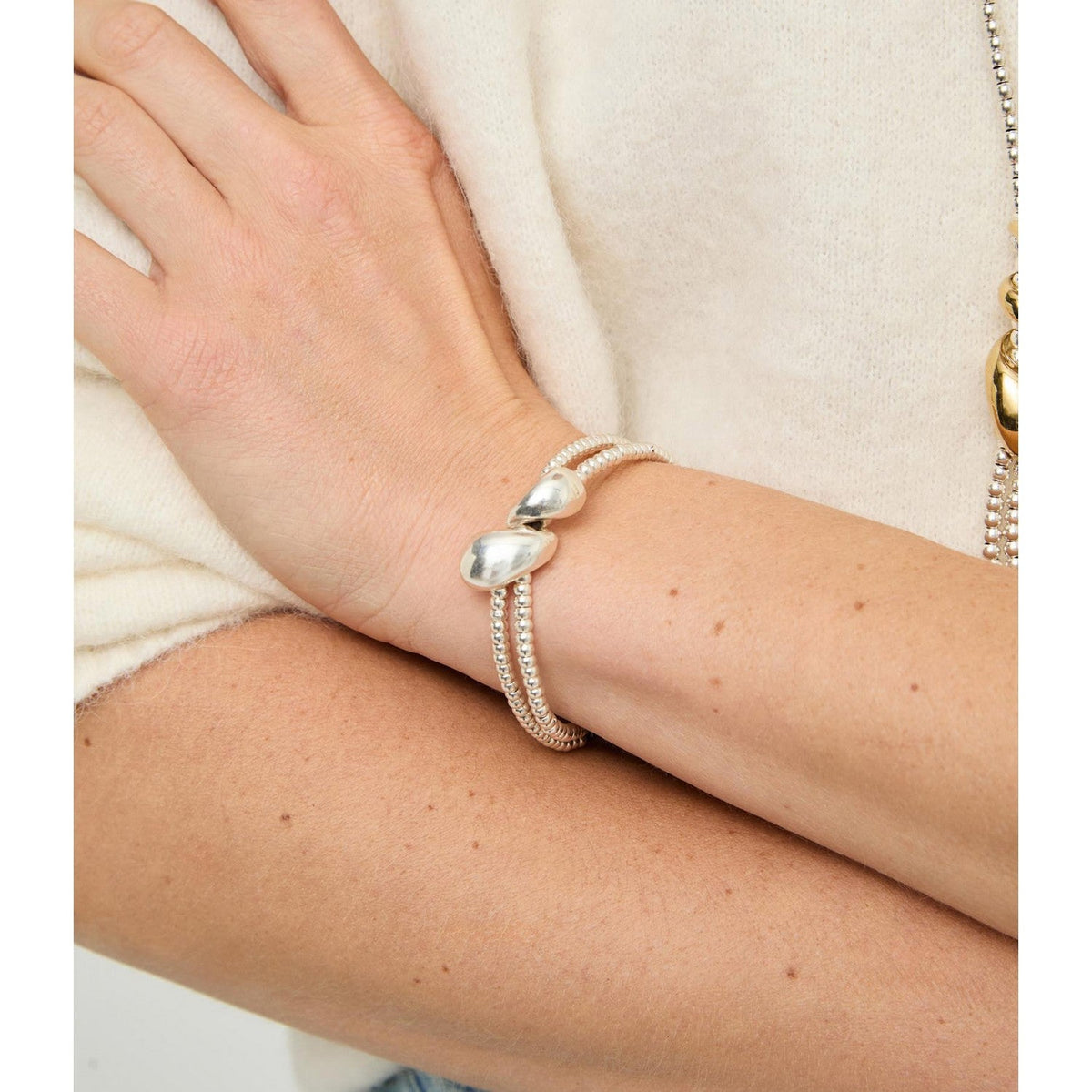 UNOde50 Axis Silver Plated Bracelet PUL2662MTL000