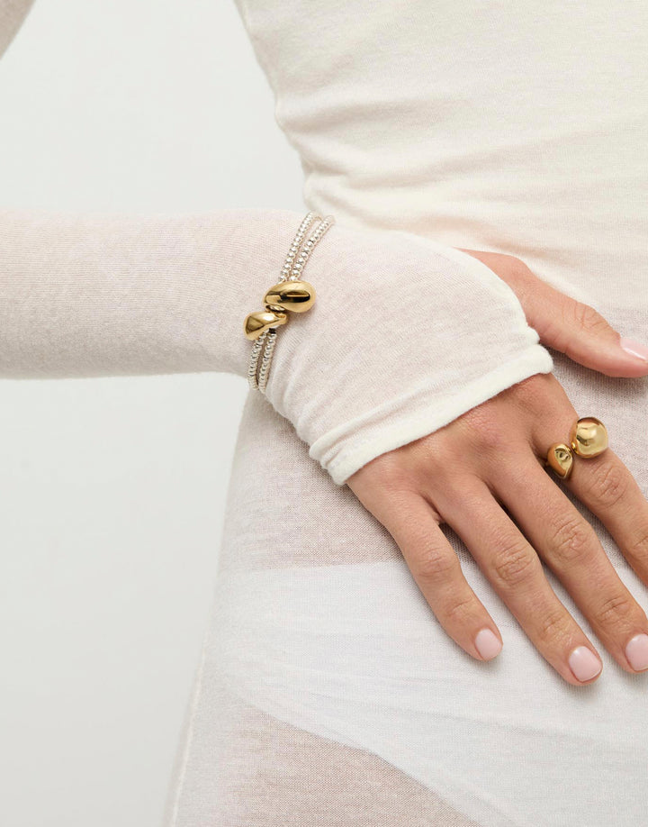 UNOde50 Axis 18k Gold Plated Bracelet PUL2662OROMTL