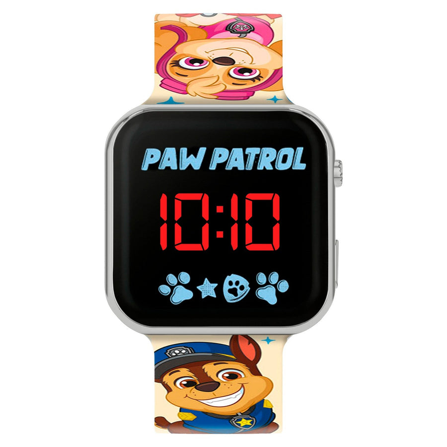 Pre School Paw Patrol Led Orange Watch PW19961