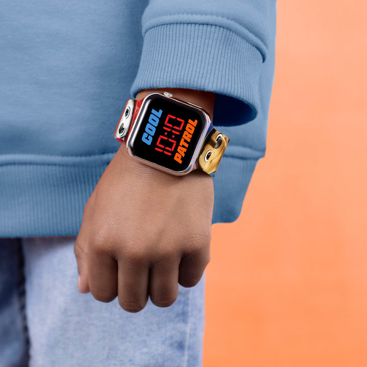 Pre School Paw Patrol Led Red Watch PW20003