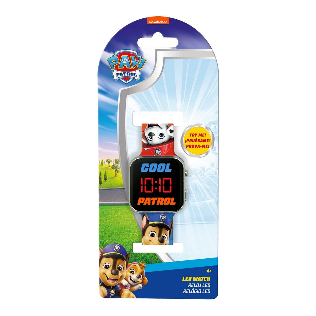Pre School Paw Patrol Led Red Watch PW20003