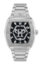 Philipp Plein Men’s Hexagon Phantom 44 mm Black Guilloché Bracelet Watch PWPUA0725