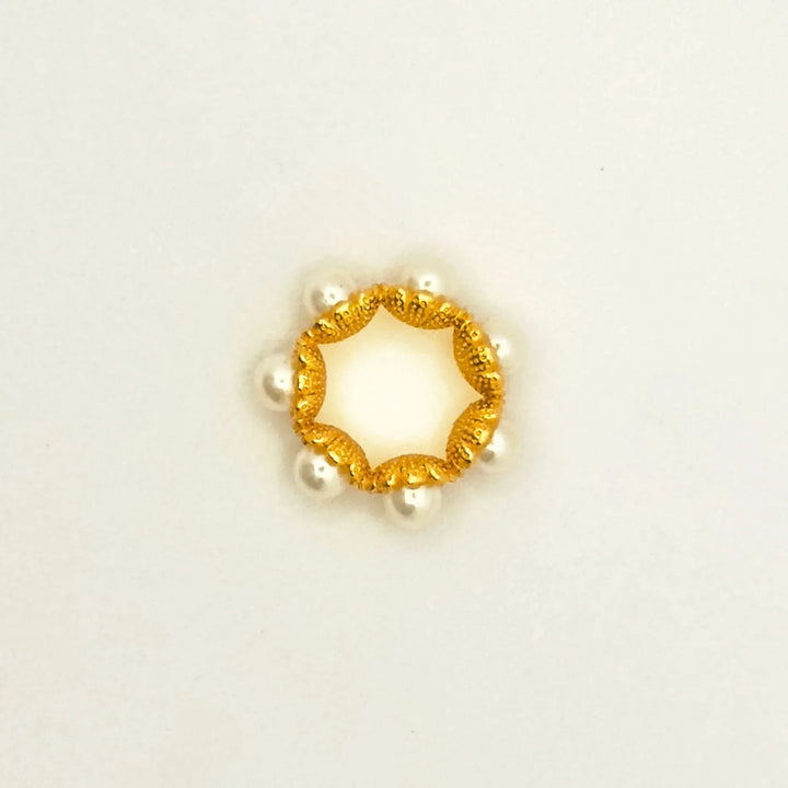 Pearl Circle Pendant Necklace