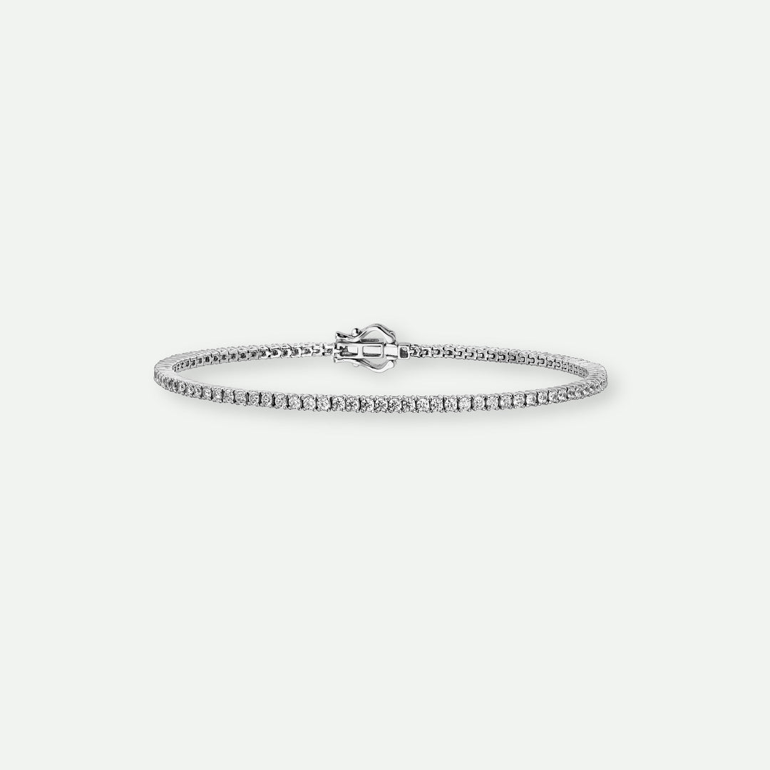Penelope | 9ct White Gold 2ct tw Lab Grown Diamond Bracelet