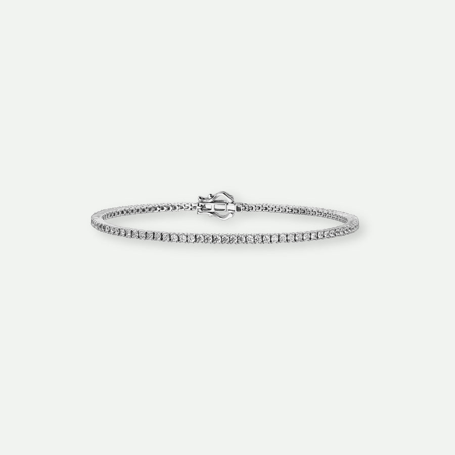 Penelope | 9ct White Gold 2ct tw Lab Grown Diamond Bracelet
