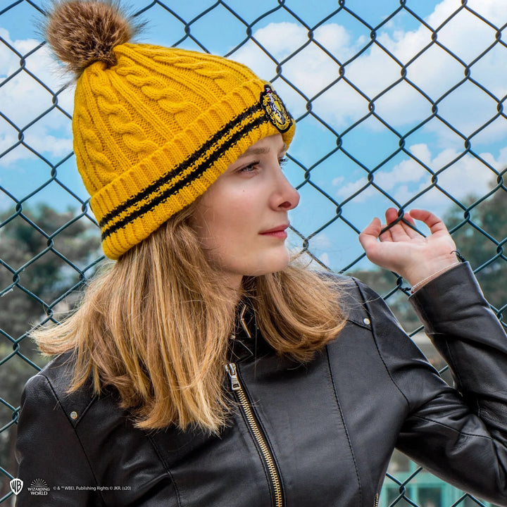 Harry Potter Pompom Beanie Hufflepuff CR1334