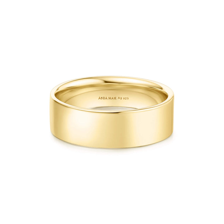 Gold 6mm Smooth Band R064-04G