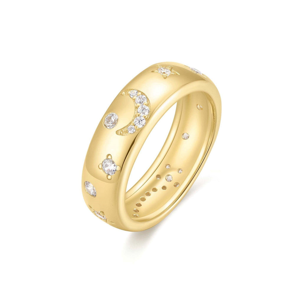Gold Celestial Chunky Ring R066-03G