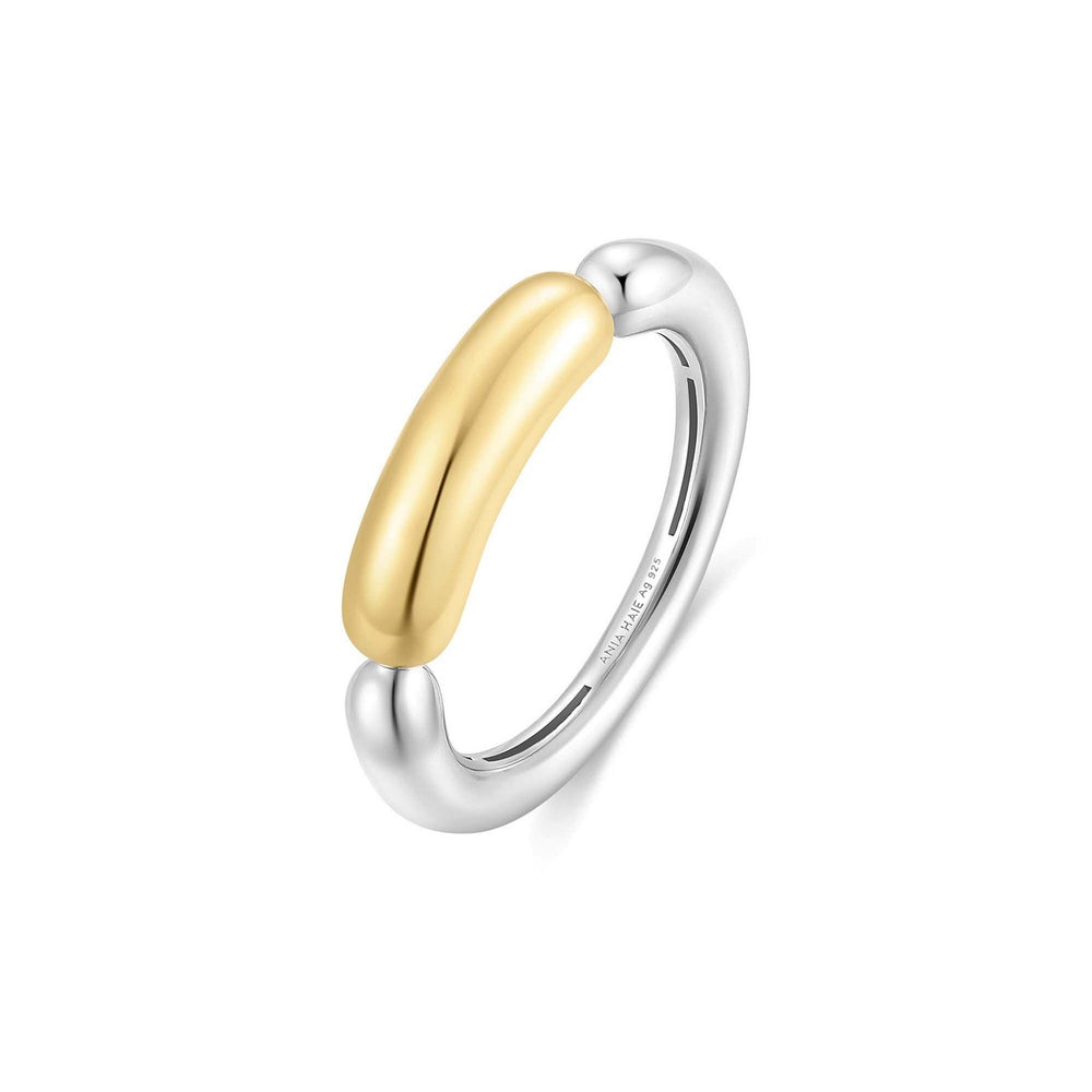 Two-Tone Segmented Puffy Ring R069-04T