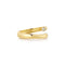 Ania Haie Wanderer Gold Spiral Bezel-End Adjustable Ring R076-02G