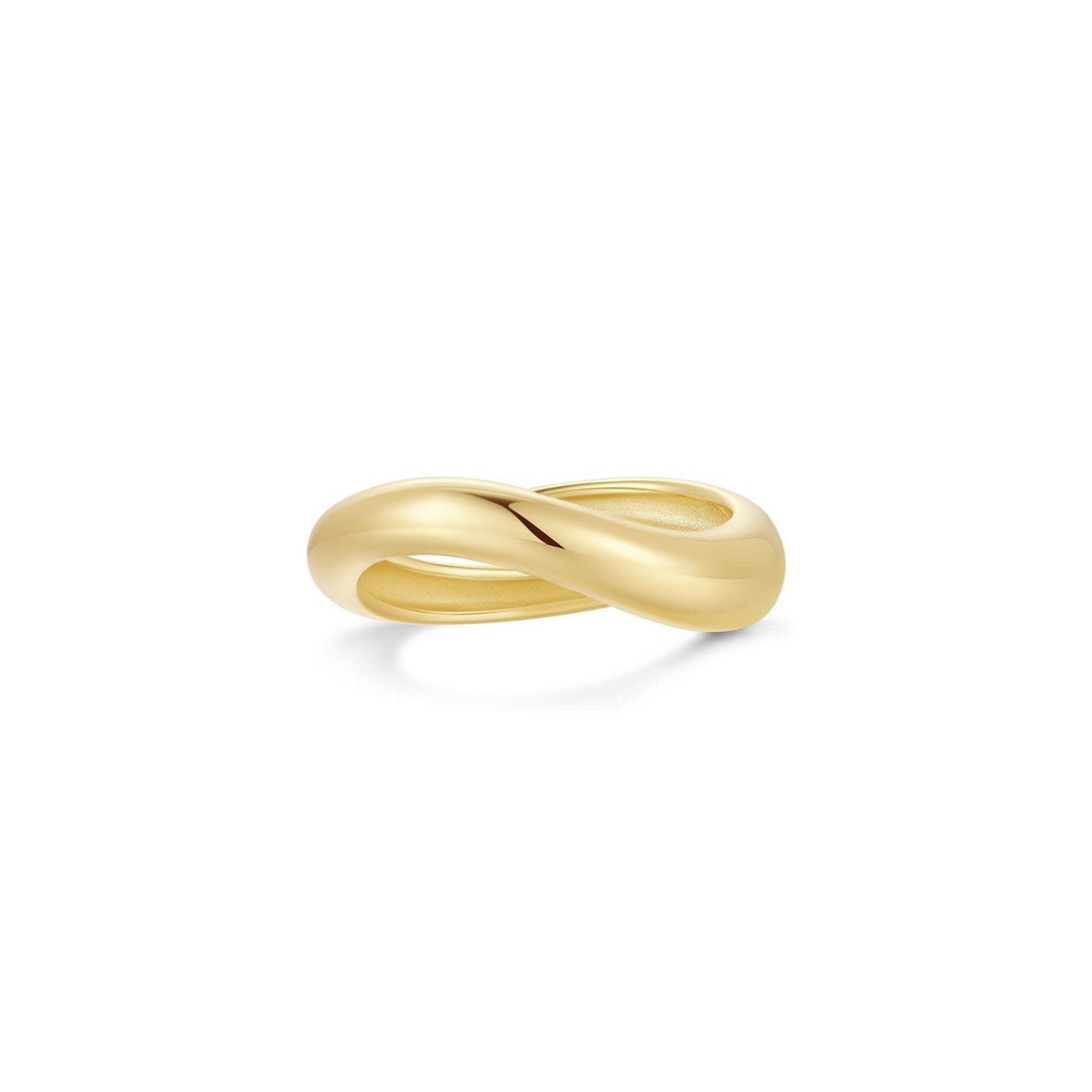 Ania Haie Fairy Dust Gold Spiral Adjustable Ring R079-02G