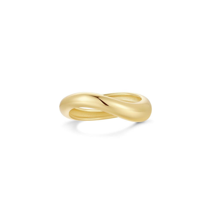 Ania Haie Fairy Dust Gold Spiral Adjustable Ring R079-02G