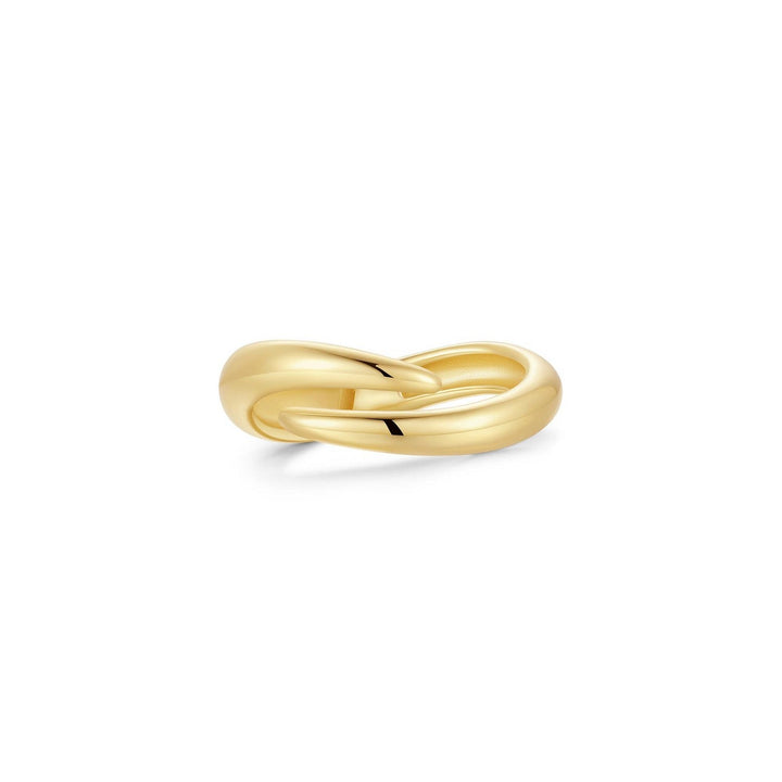Ania Haie Fairy Dust Gold Spiral Adjustable Ring R079-02G