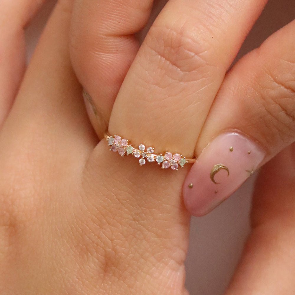 Pastel Petal Ring