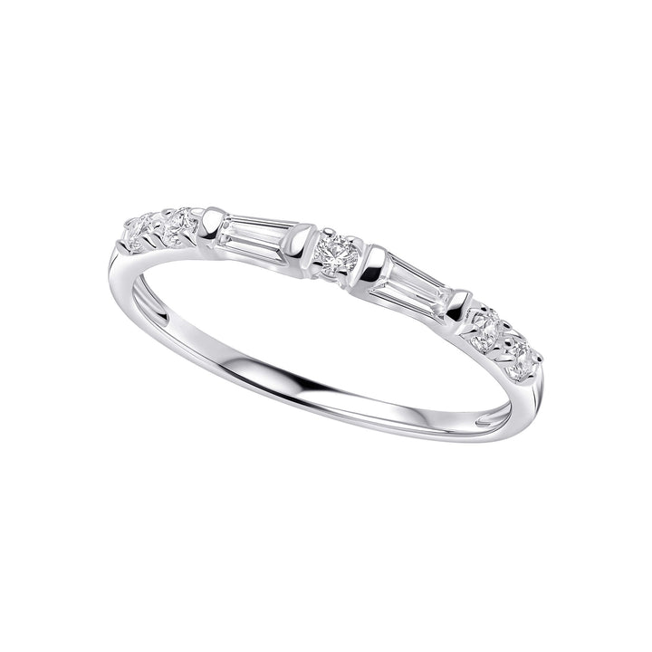 Beginnings Sterling Silver Cubic Zirconia White Ring R3898C