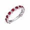 Diamonfire White Ruby Zirconia 3/4 Eternity Ring R3944