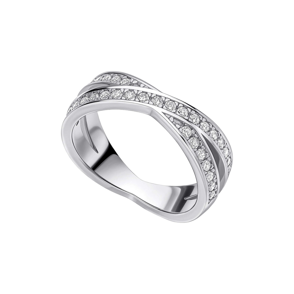 Diamonfire Clear Cubic Zirconia Modern Cushion Cut Ring R4001