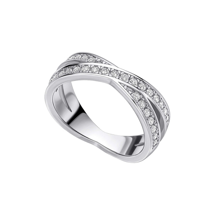 Diamonfire Clear Cubic Zirconia Modern Cushion Cut Ring R4001