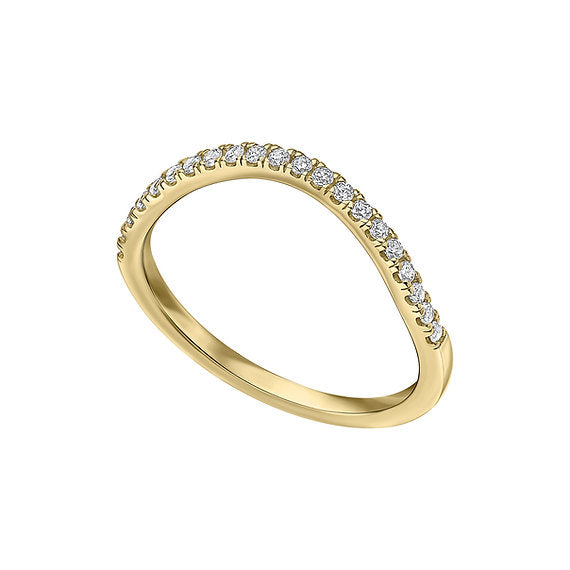 Diamonfire Gold Clear Cubic Zirconia Minimal Oval Cut Ring R4004