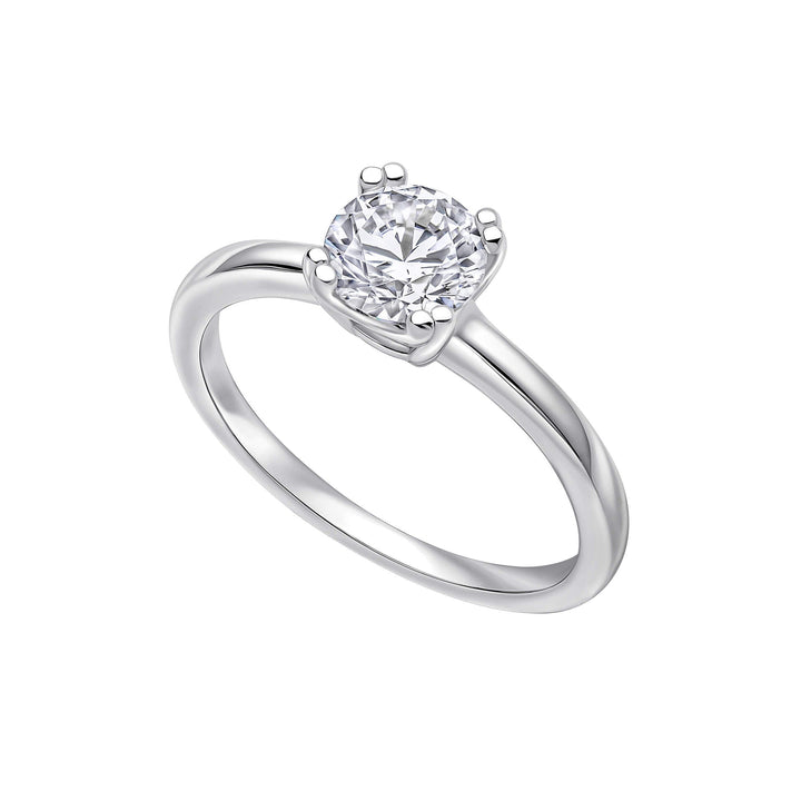 Diamonfire Clear Cubic Zirconia Minimal Oval Cut Ring R4006