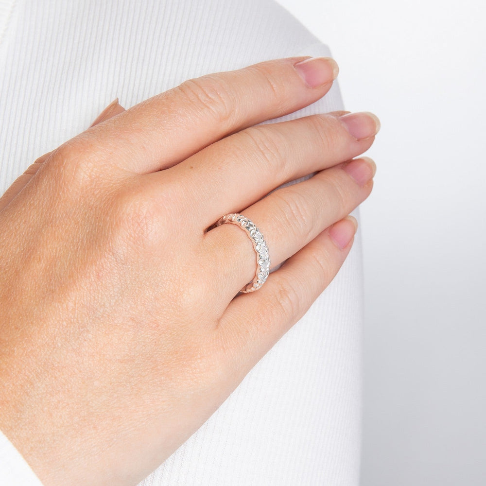 Beginnings Sterling Silver Ring R4012