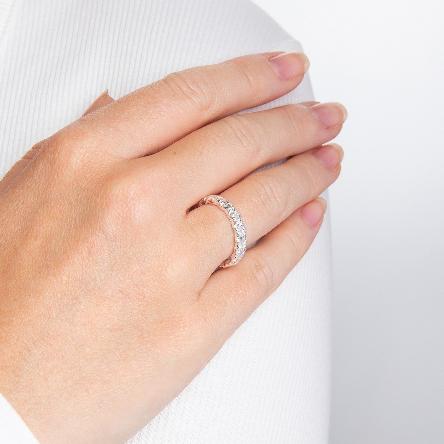 Beginnings Sterling Silver Ring R4012