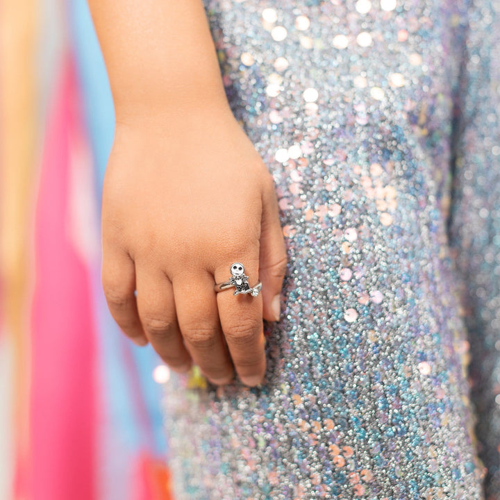 Collectable Nightmare Before Christmas Brass Nbc Bypass W/Imitation Rhodium Plt Ring RF00386RRWL.PH