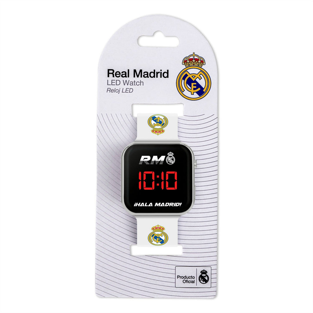 Football Official Real Madrid Fc Printed Strap Led Watch RM00016