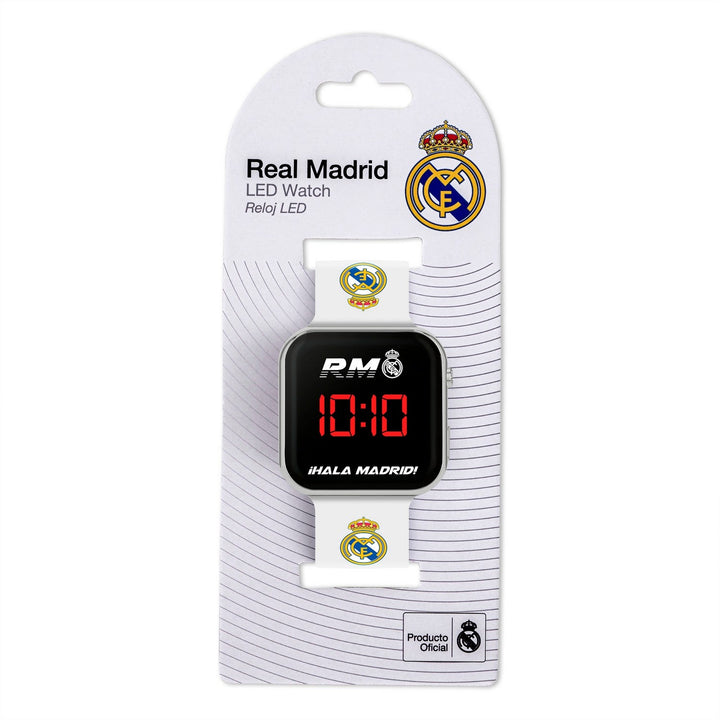 Football Official Real Madrid Fc Printed Strap Led Watch RM00016