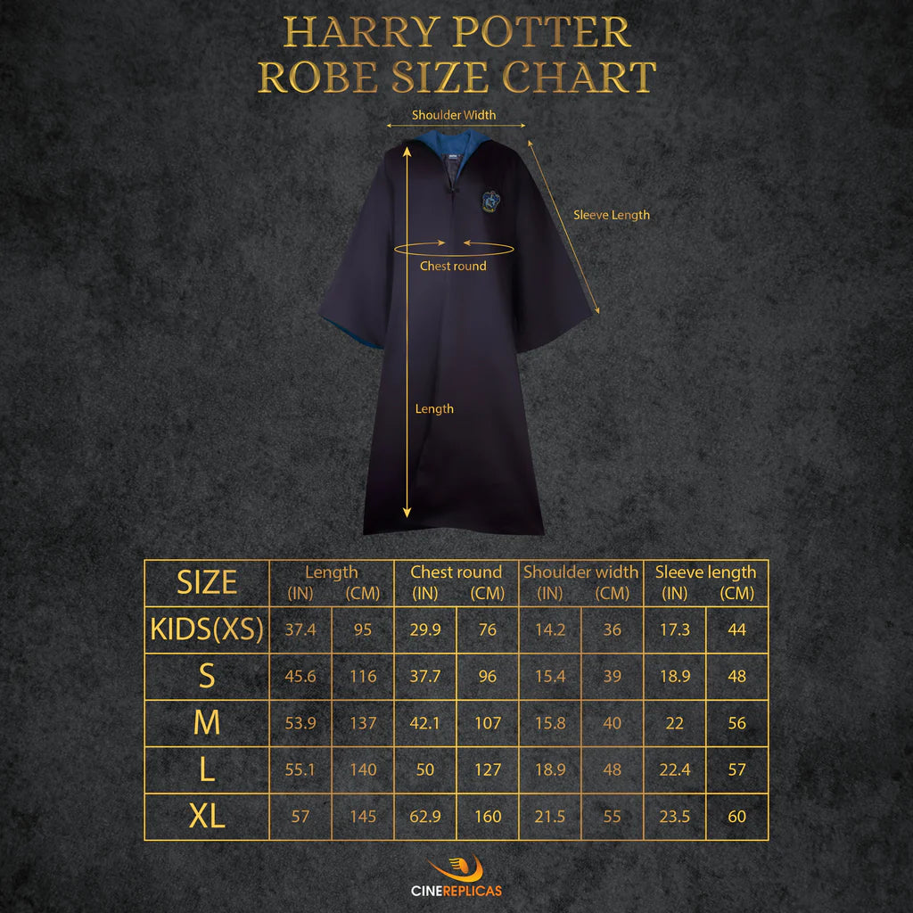 Harry Potter Robe Harry Potter Wizard Ravenclaw CR1203 - S