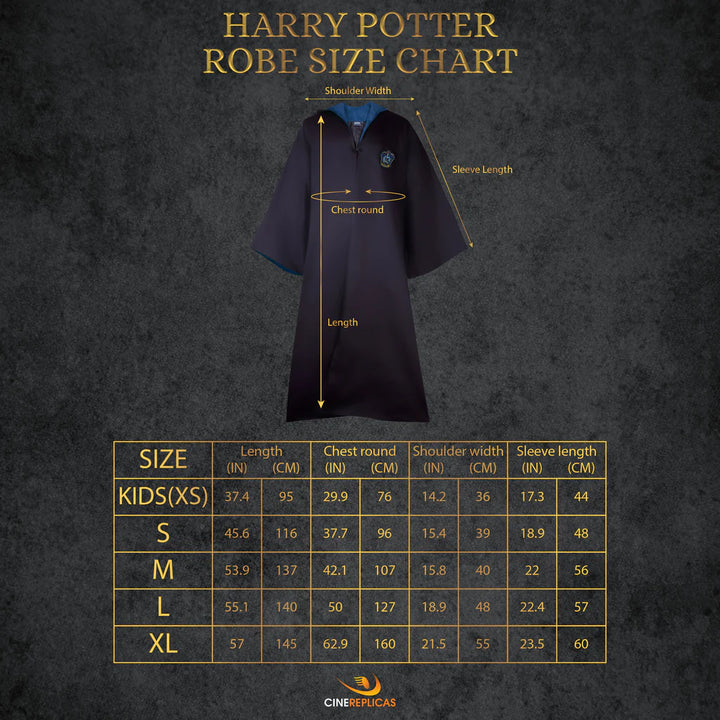 Harry Potter Robe Harry Potter Wizard Ravenclaw CR1203 - S