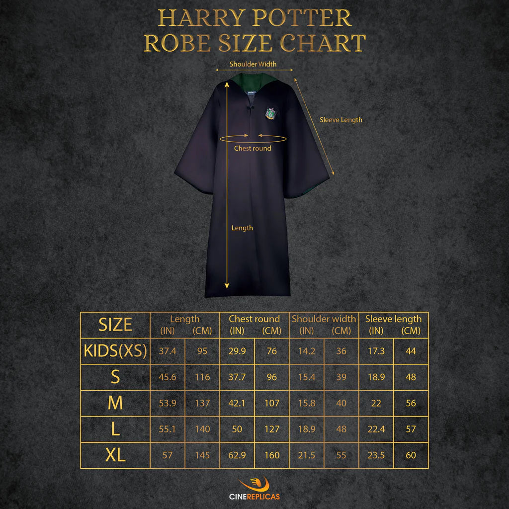 Harry Potter Robe Harry Potter Wizard Slytherin Kids CR1202KIDS