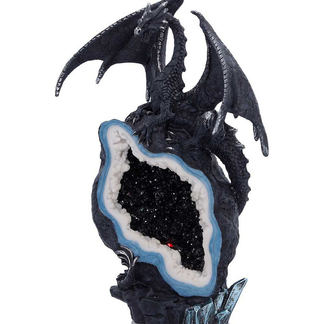 Midnight Custodian Light Up Dragon Figurine S7449A26