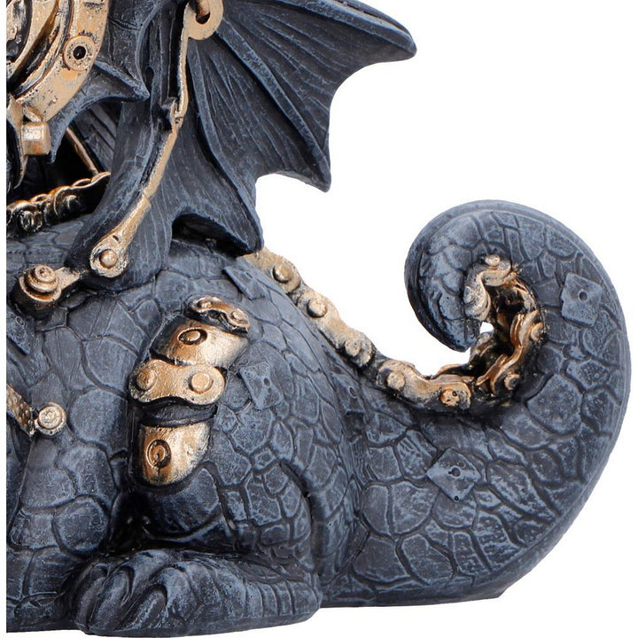 Gearling Black Steampunk Dragon 14.6cm S7637B26