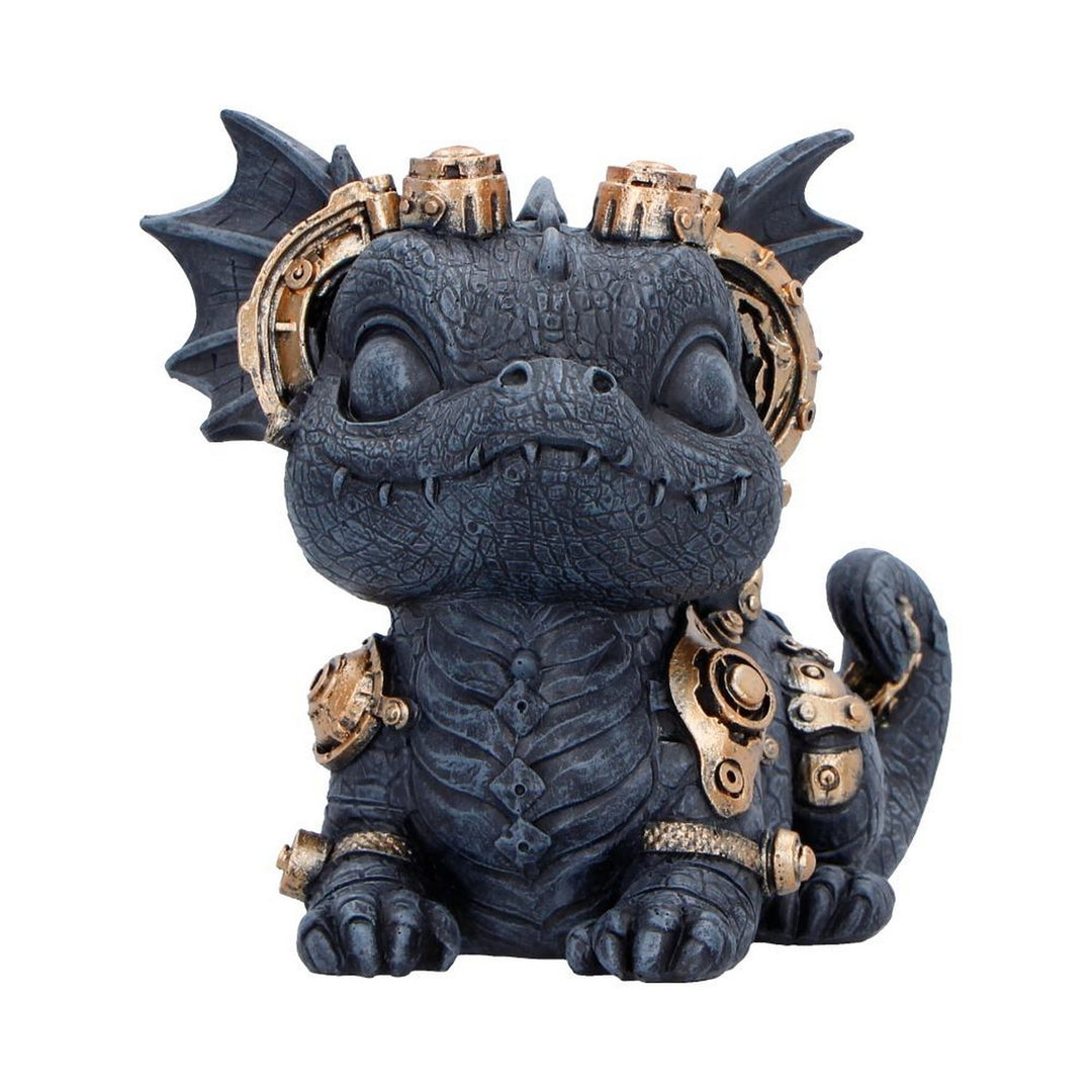 Gearling Black Steampunk Dragon 14.6cm S7637B26