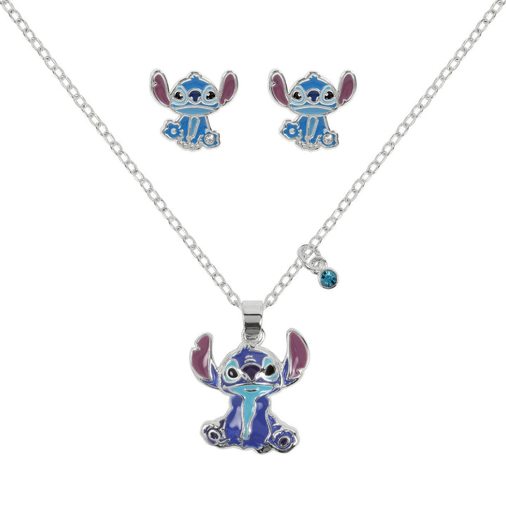 Disney Stitch Earrings And Set Necklace SF00783SL.PH
