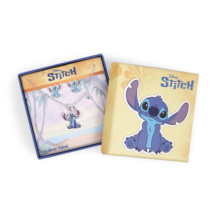 Disney Stitch Earrings And Set Necklace SF00783SL.PH