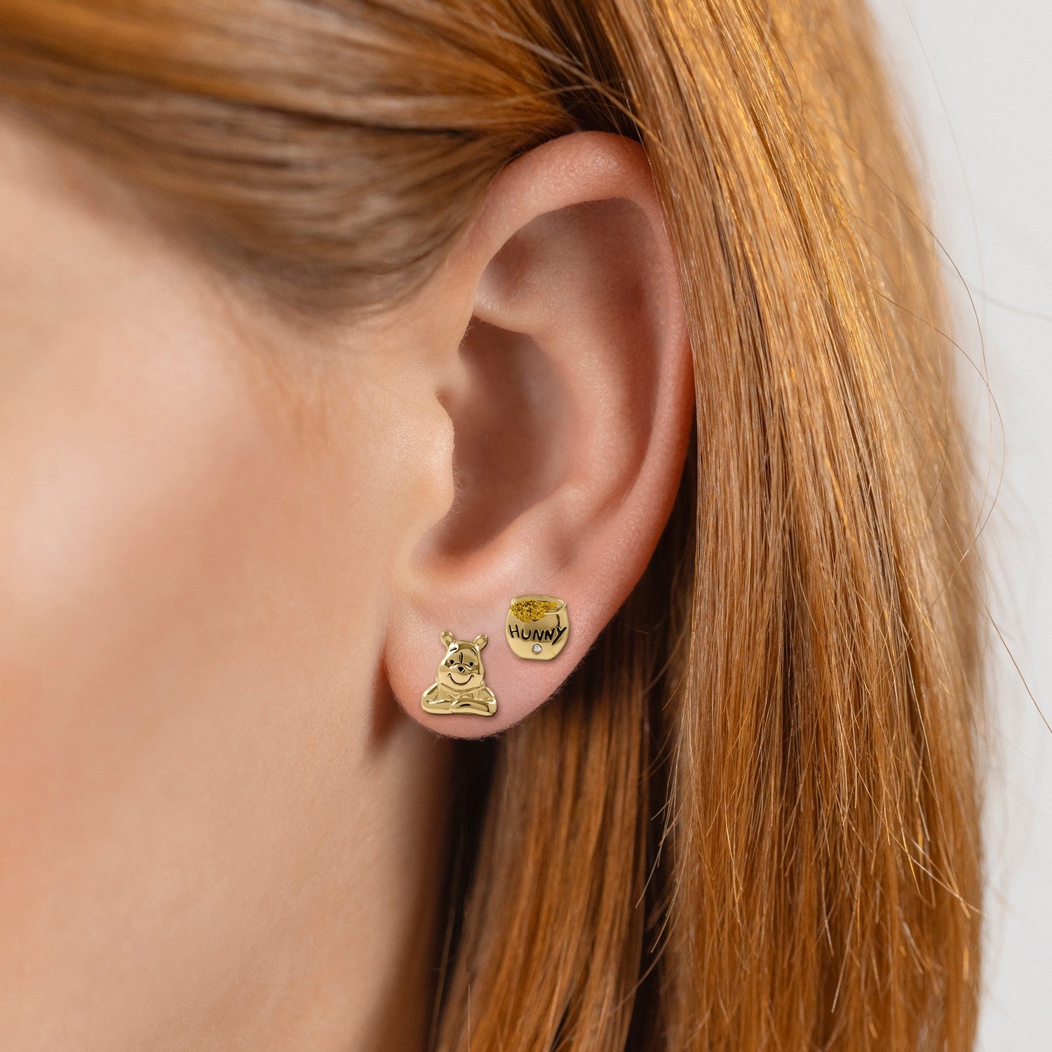 Disney Winnie The Pooh Gold Set Yellow Earring SF00824YRWL.PH