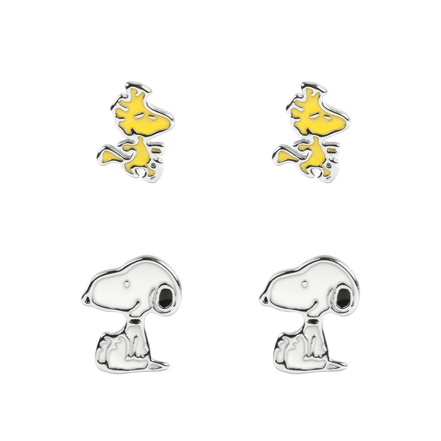 Snoopy & Woodstock Stuf Earring Set SF00851SL.PH