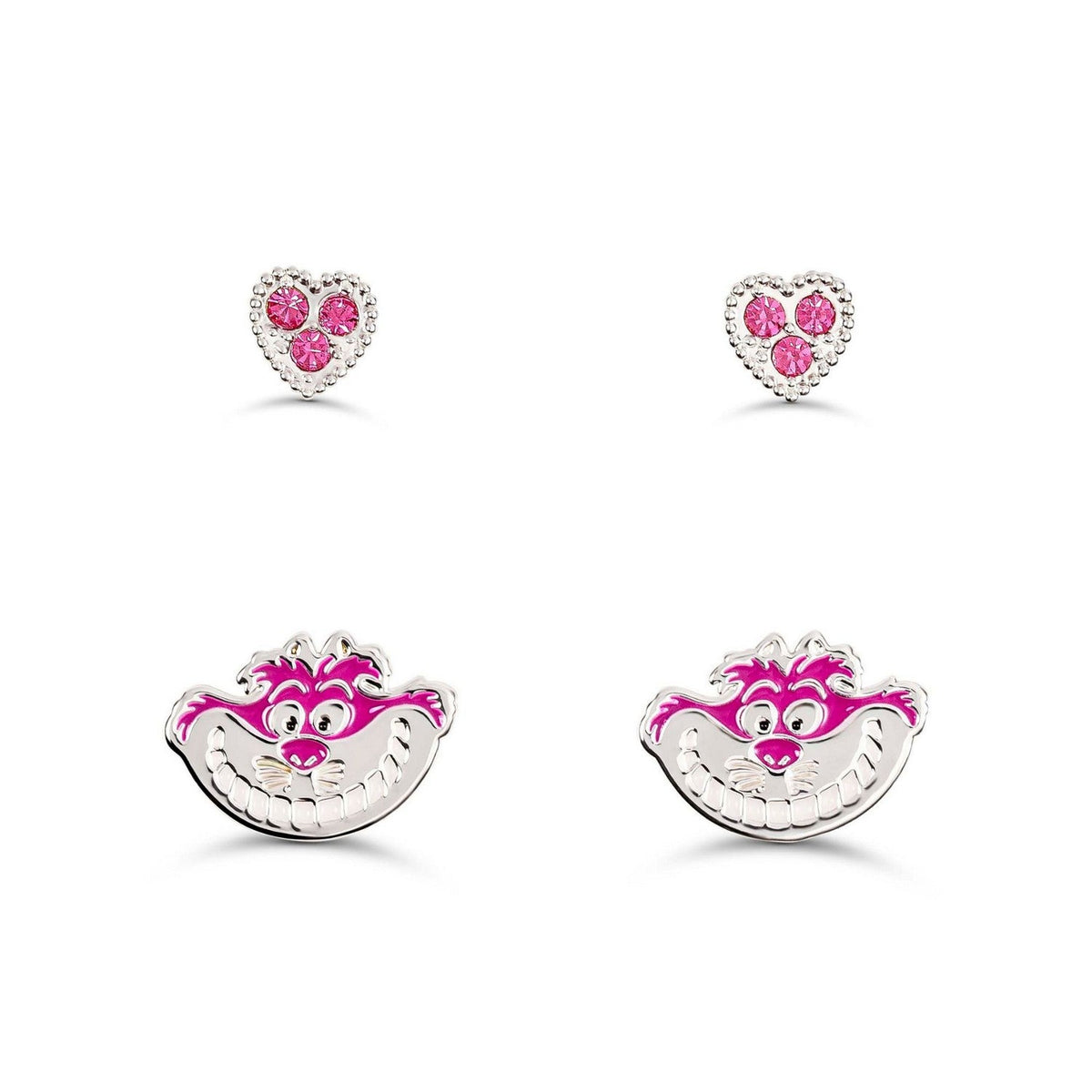 Disney Cheshire Cat 2 Pair With Stones Earring SF00900SRRL.PH
