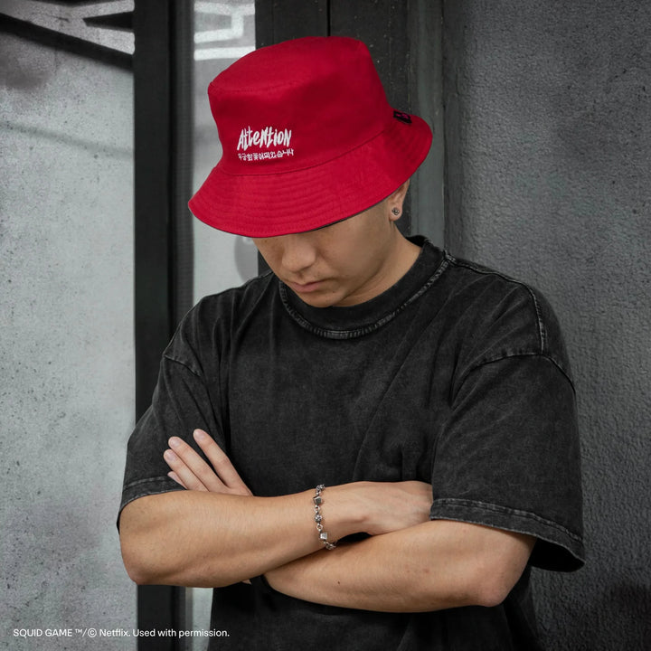 Squid Game Red Light, Green Light Bucket Hat CR2651