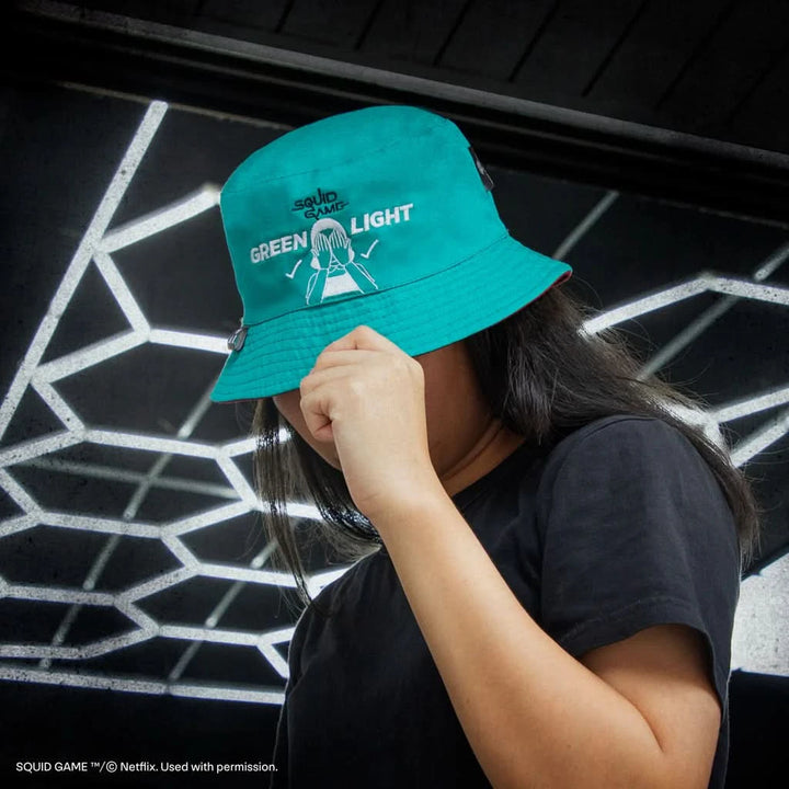 Squid Game Red Light, Green Light Bucket Hat CR2651
