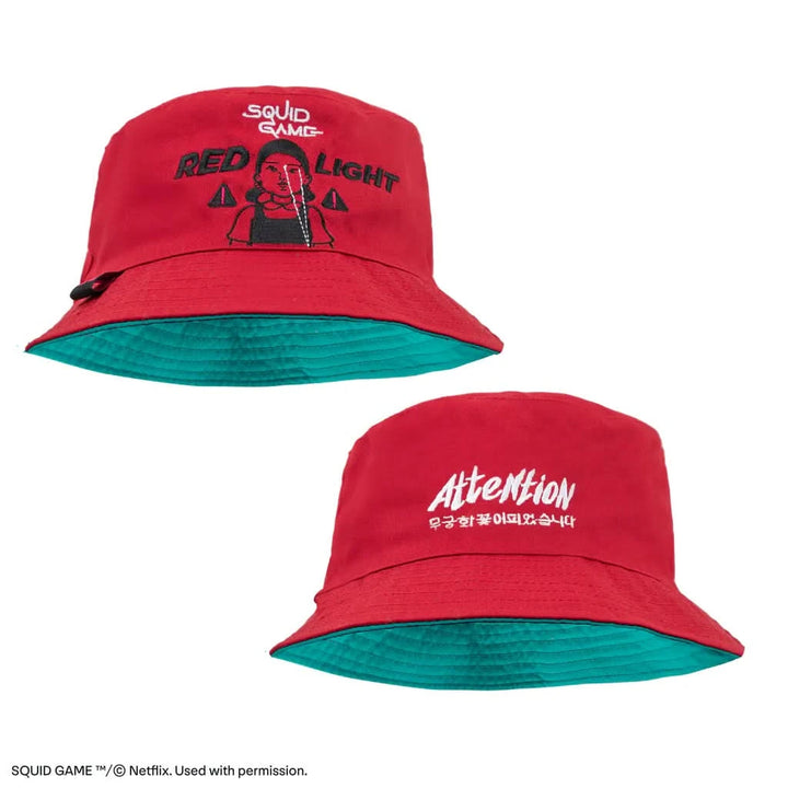 Squid Game Red Light, Green Light Bucket Hat CR2651