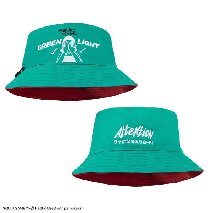 Squid Game Red Light, Green Light Bucket Hat CR2651