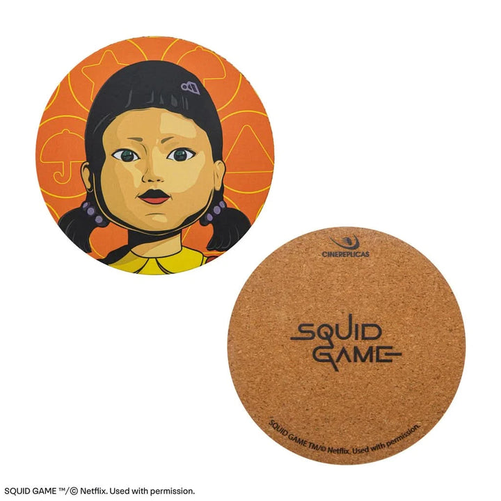 Squid Game Set Of 4 Squid Game Coasters CR4141