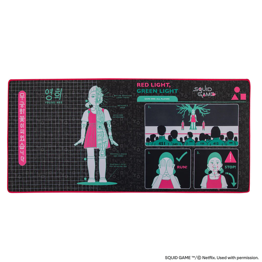 Squid Games Desk Mat Young-Hee Blueprint CR2542