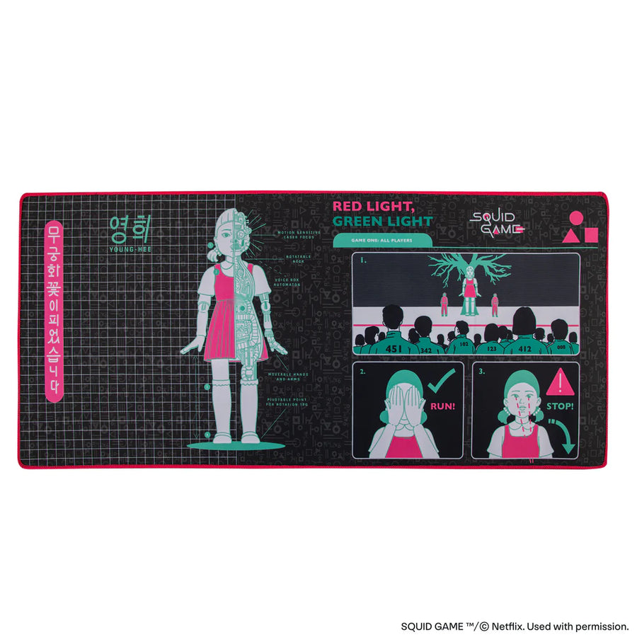 Squid Games Desk Mat Young-Hee Blueprint CR2542