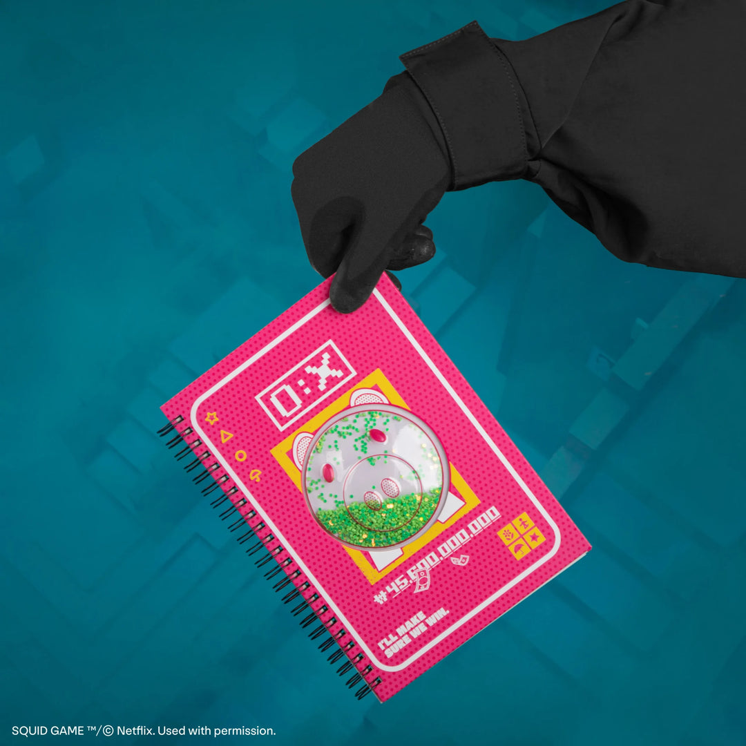 Squid Games Hardcover Notebook  Piggy Bank CR5151