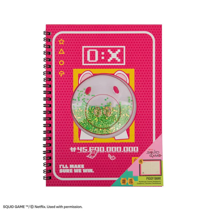 Squid Game Piggy Bank Hardcover Notebook CR5151
